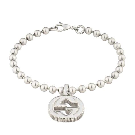 bracciali gucci con ciondoli prezzi|Bracciale GG in argento 925 .